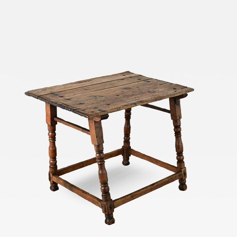 French 19th Century Oak Harvest Table