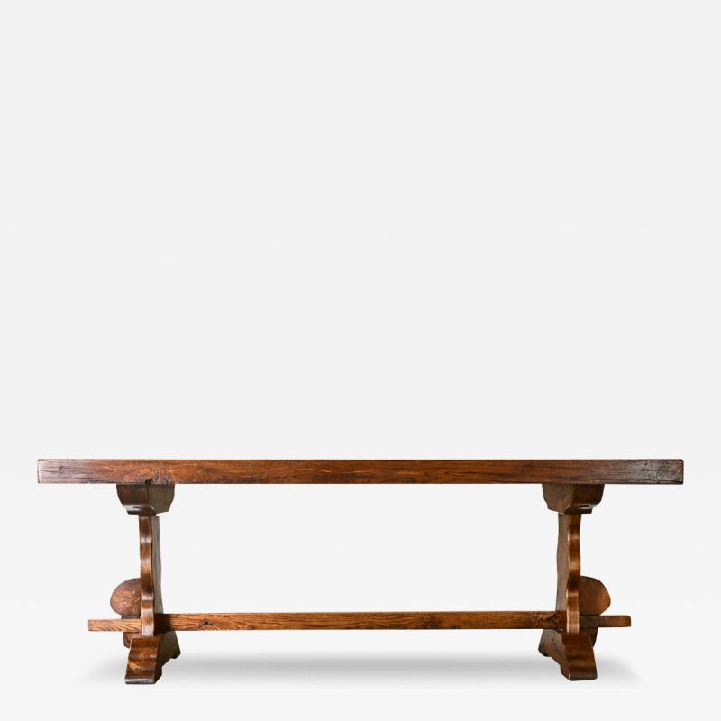 French 19th Century Oak Refectory Table