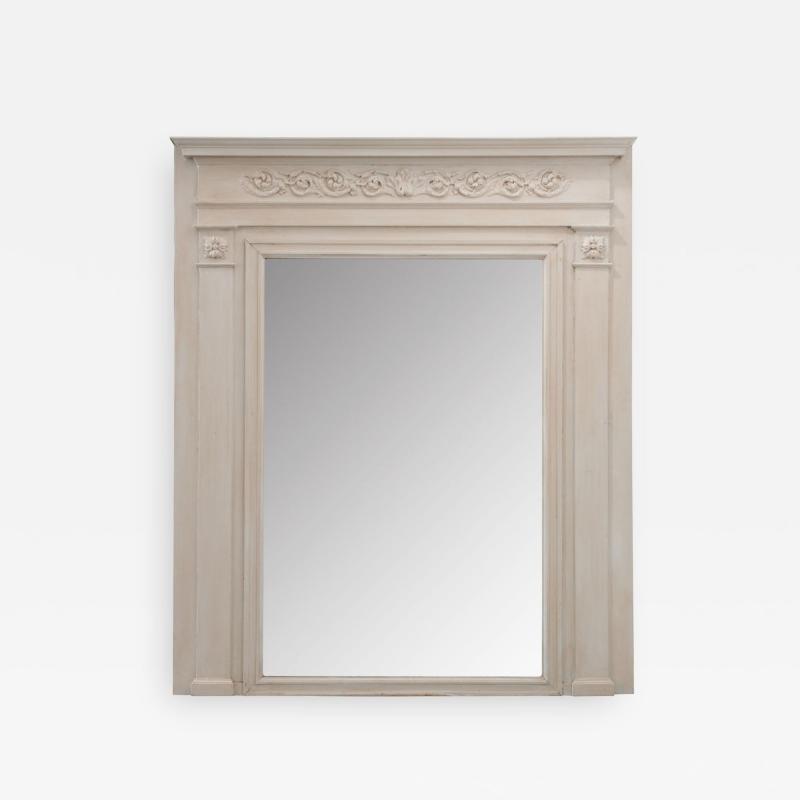 French 19th Century Painted Boiserie Trumeau