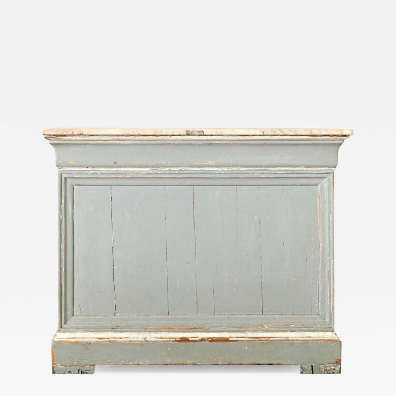 French 19th Century Painted Shop Counter