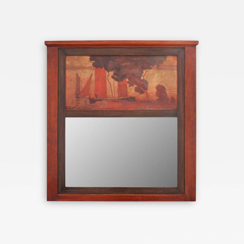 French 19th Century Painted Trumeau