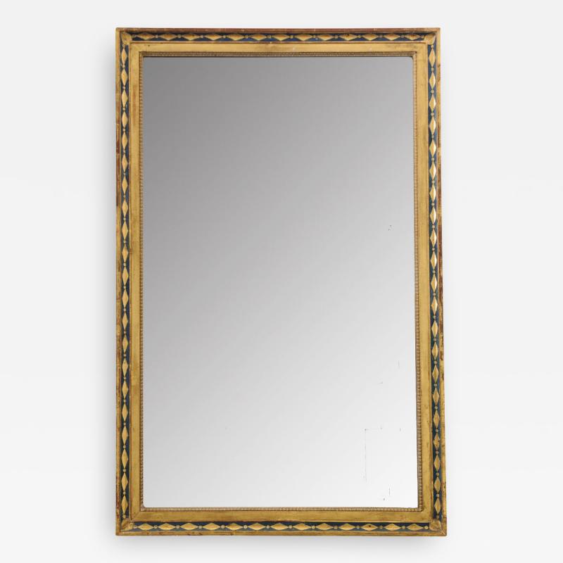 French 19th Century Parcel Gilt Empire Mirror