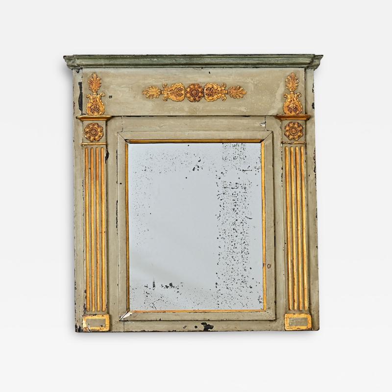French 19th Century Petite Parcel Gilt Trumeau