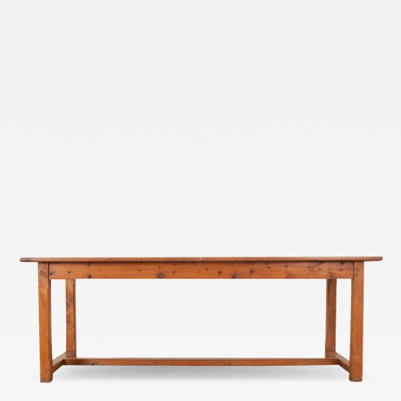 French 19th Century Pine Drapery Table