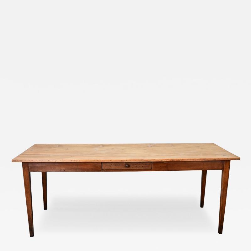 French 19th Century Pine Farm Table