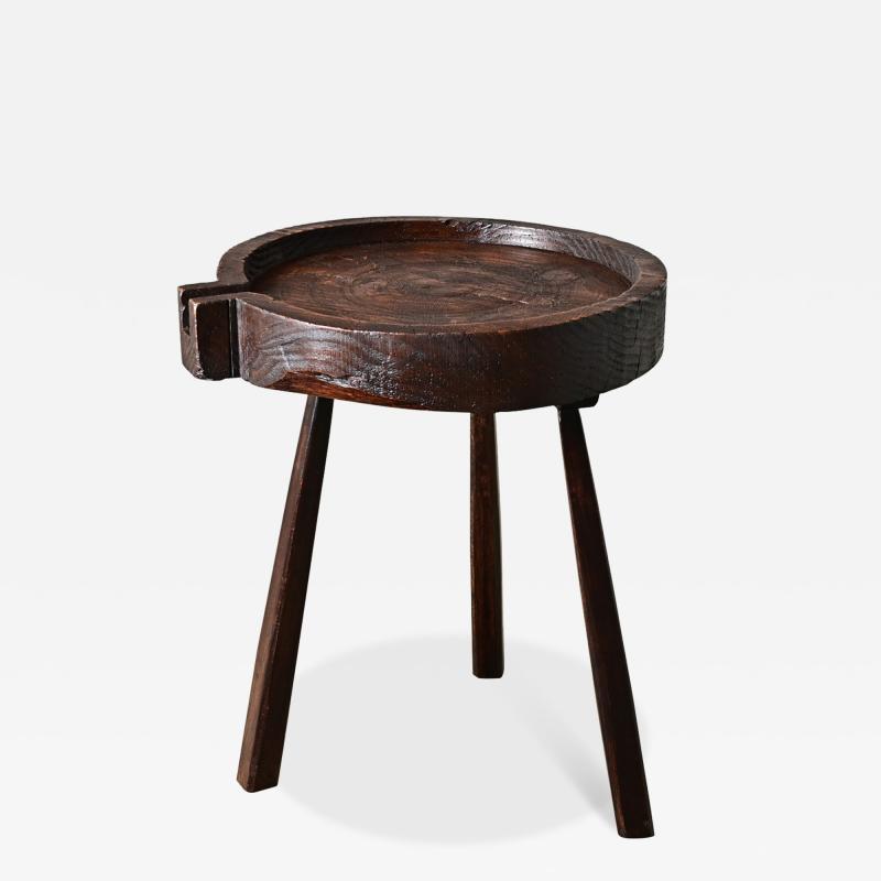 French 19th Century Pine Oak Cheese Press Stand