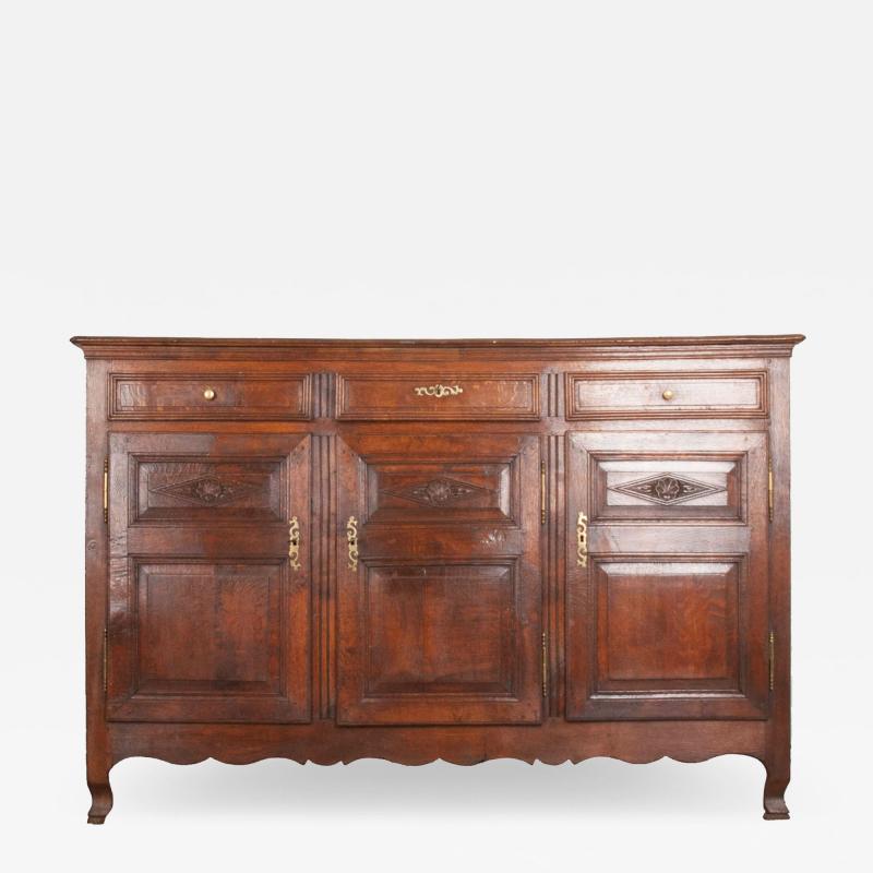 French 19th Century Provincial Oak Enfilade from Normandy