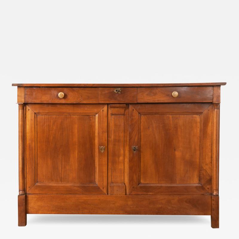 French 19th Century Solid Fruitwood Empire Style Buffet
