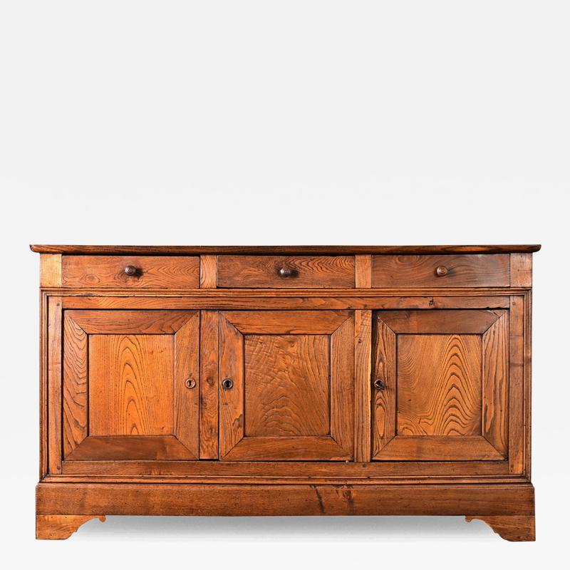 French 19th Century Solid Oak Louis Philippe Enfilade