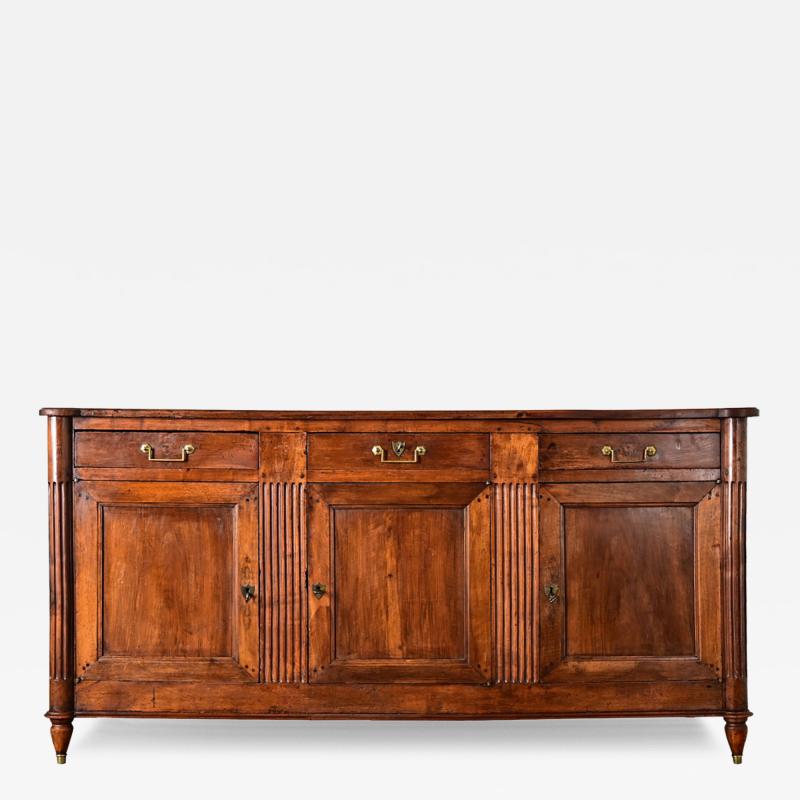 French 19th Century Solid Walnut Enfilade