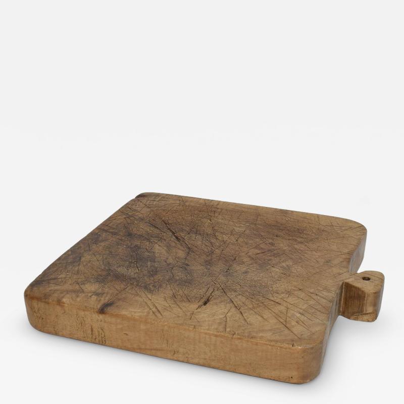 French 19th Century Thick Wooden Chopping or Cutting Board