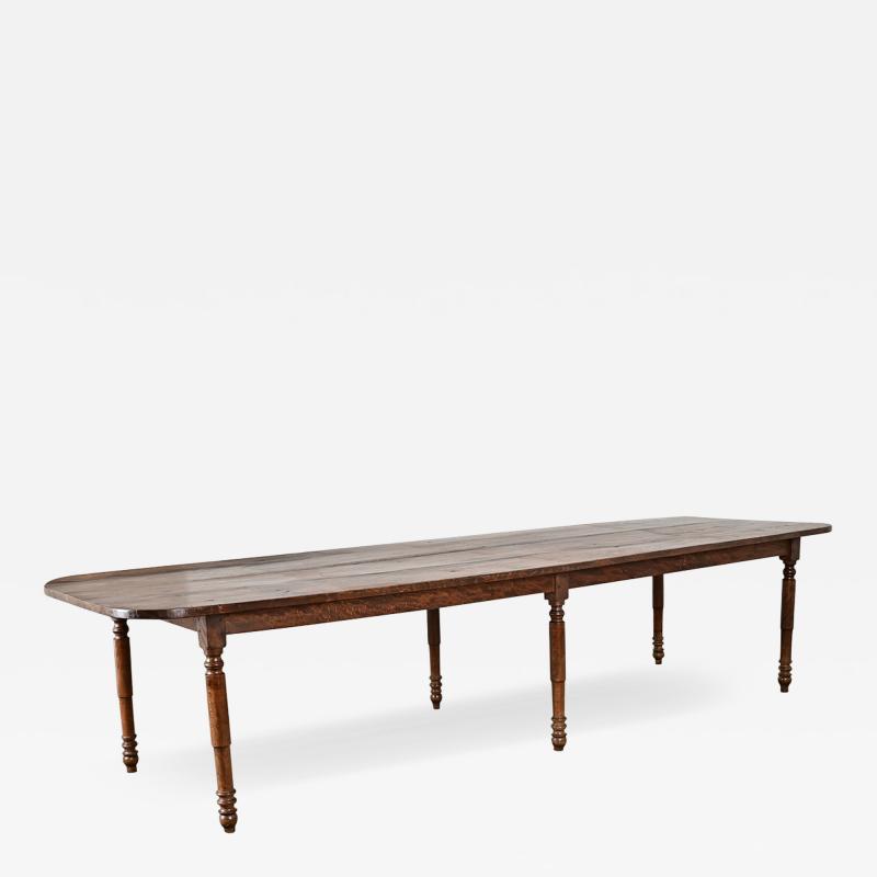 French 19th Century Two plank Top Farm Table