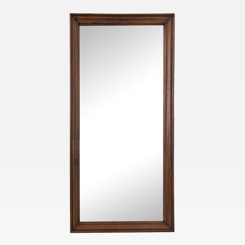 French 19th Century Walnut Mirror