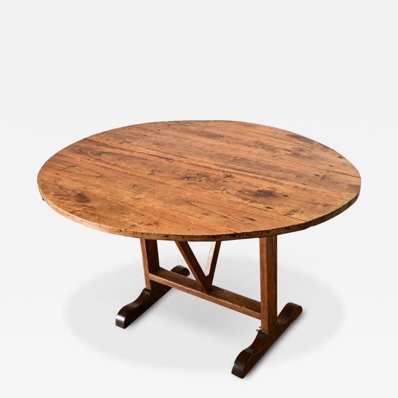 French 19th Century Walnut Wine Tasters Table