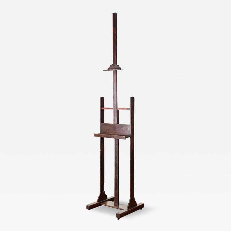 French 20th Century Adjustable Artist s Easel