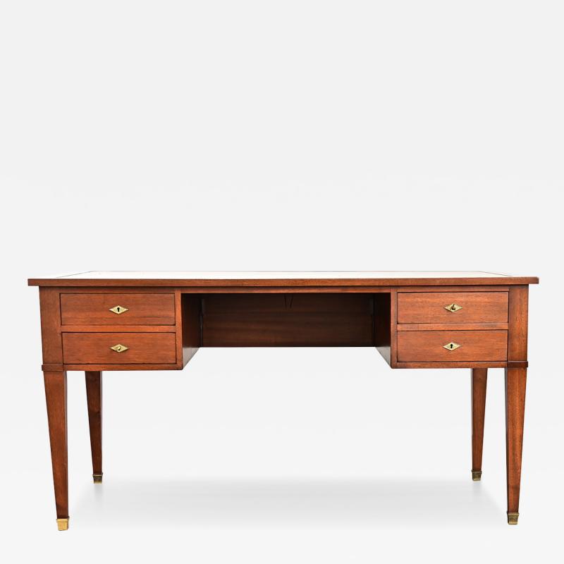 French 20th Century Mahogany and Leather top Desk
