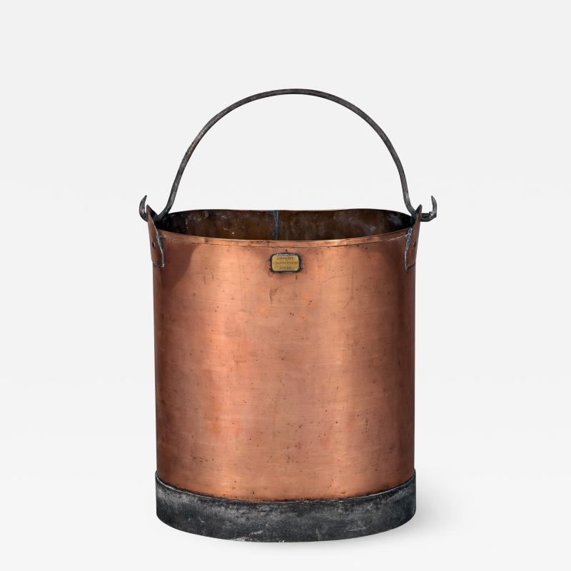 French Antique Copper Pail