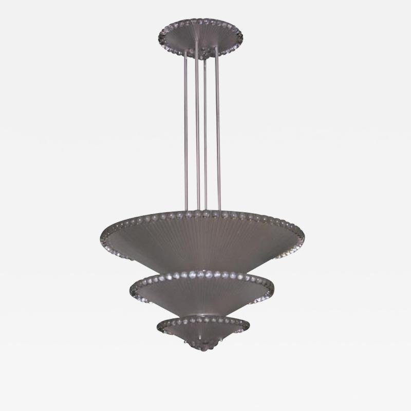 French Art Deco Chandelier by R Lalique