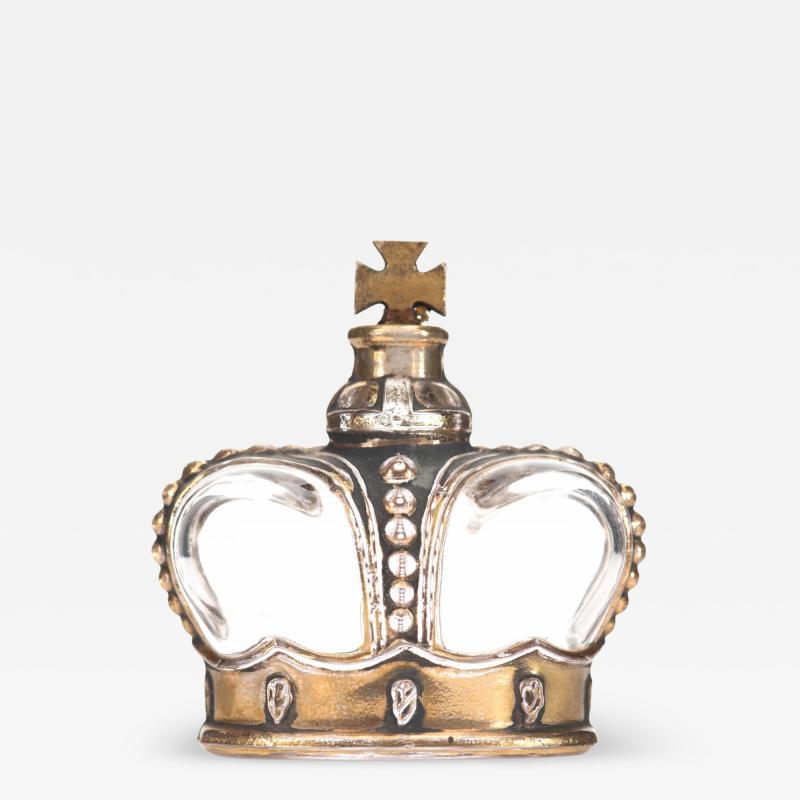 French Art Deco Crown Jewel by Matchabelli Perfume Bottle