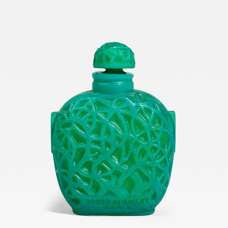 French Art Deco Le Jade by Roger Et Gallet Lalique Perfume Bottle