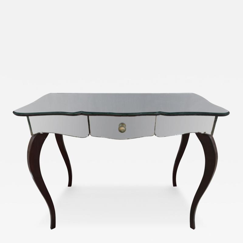 French Art Deco Mirrored Console