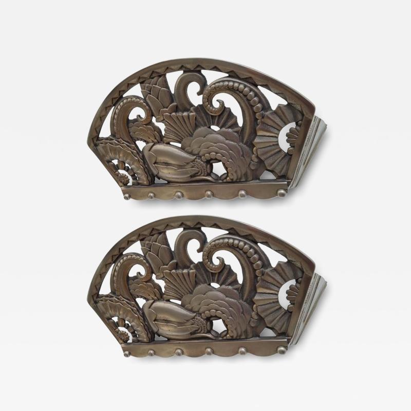 French Art Deco Octopus Sconces