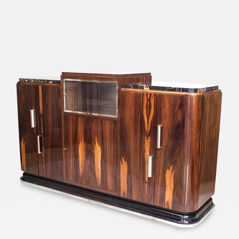 French Art Deco Rosewood Sideboard