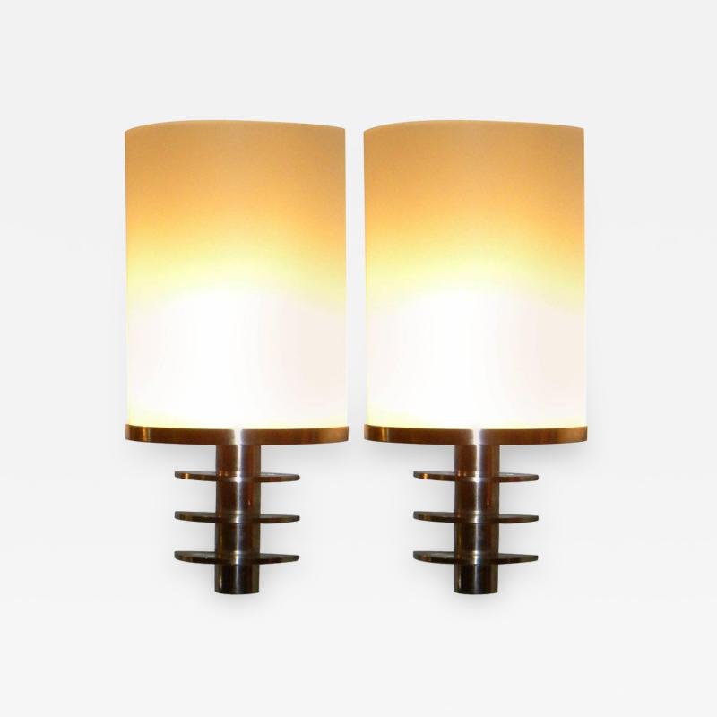 French Art Deco Theater Style Industrial Sconces