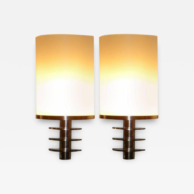 French Art Deco Theater Style Industrial Sconces