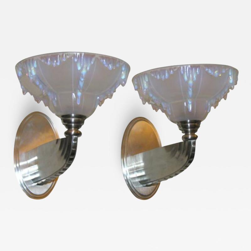 French Art Deco Wall Sconces