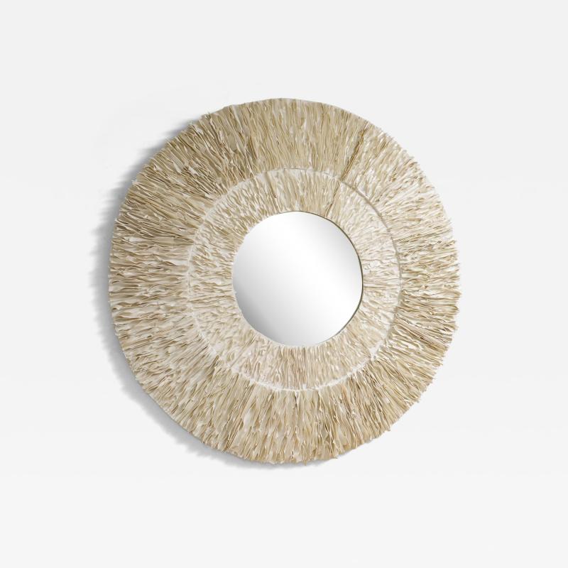 French Bespoke Ceramic Ocean Mirror