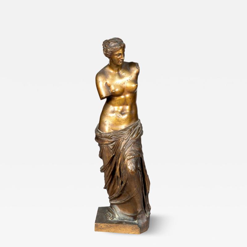 French Bronze Of The Venus De Milo with Delafontaine Foundry Mark