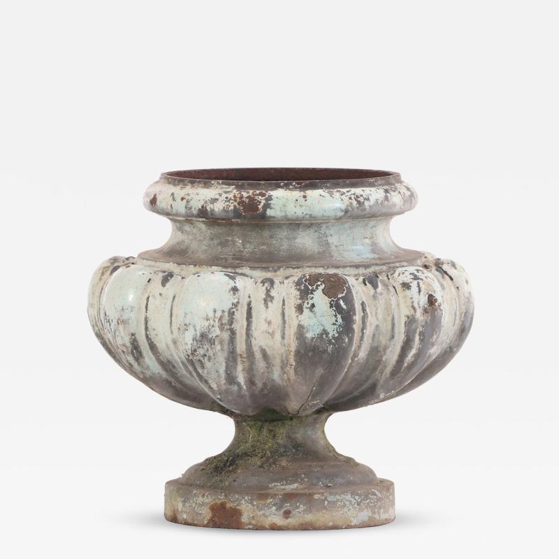 French Cast Iron Tabletop Urn C 1890