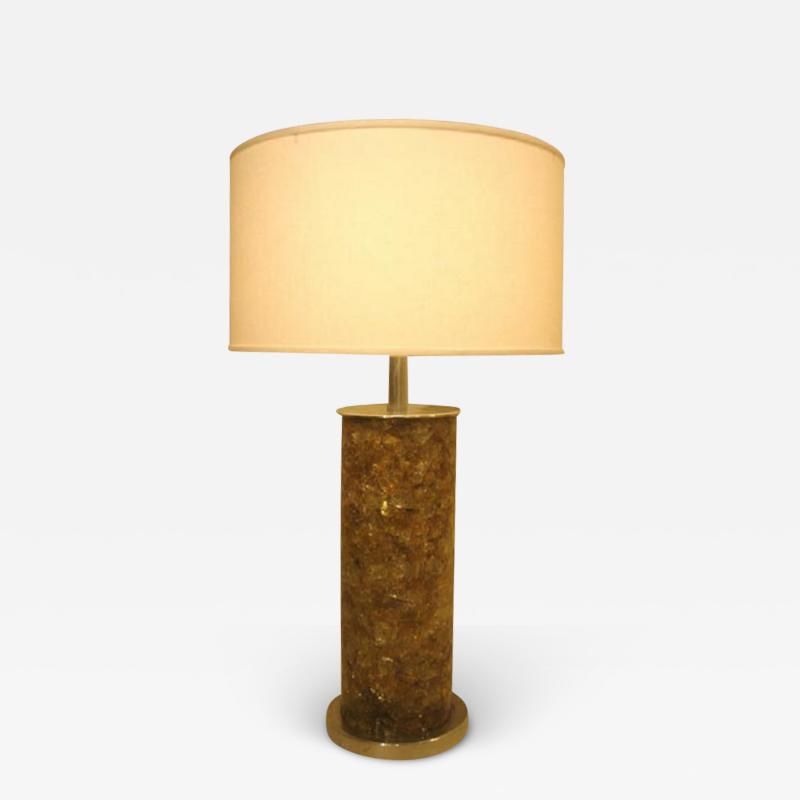 French Crackled Resin Table Lamp