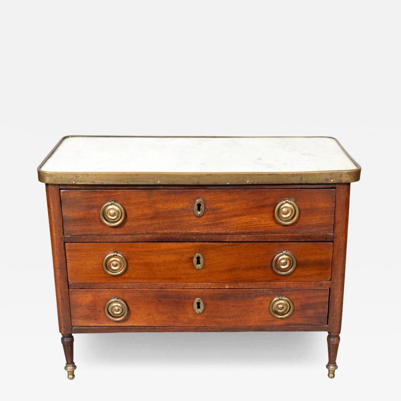 French Directoire Mahogany Miniature Commode