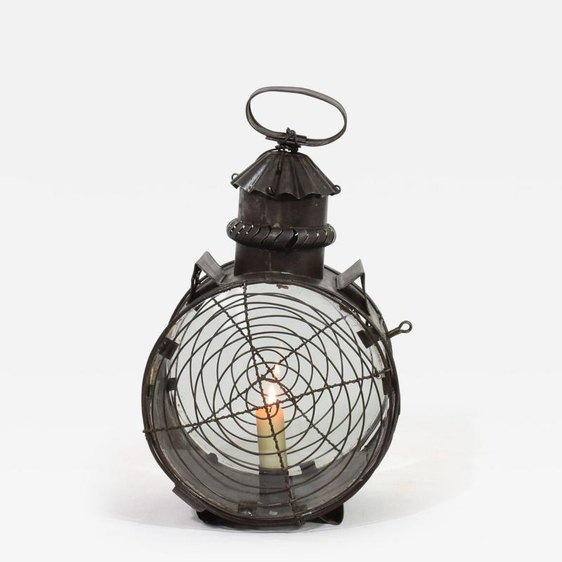 French Early 19th Century Metal Lantern
