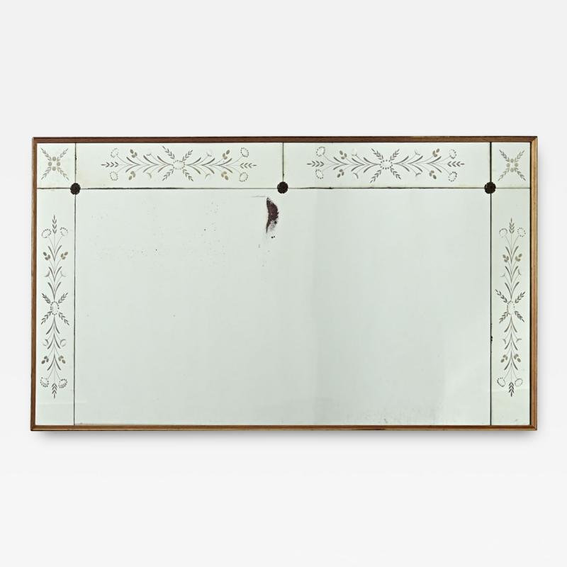 French Early 20th Century Parisian Bistro Mirror