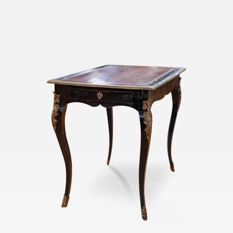 French Ebonized Writing Table