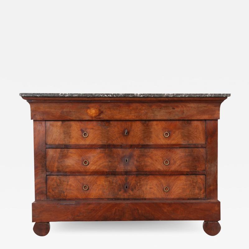 French Empire 19th Century Mahogany Commode