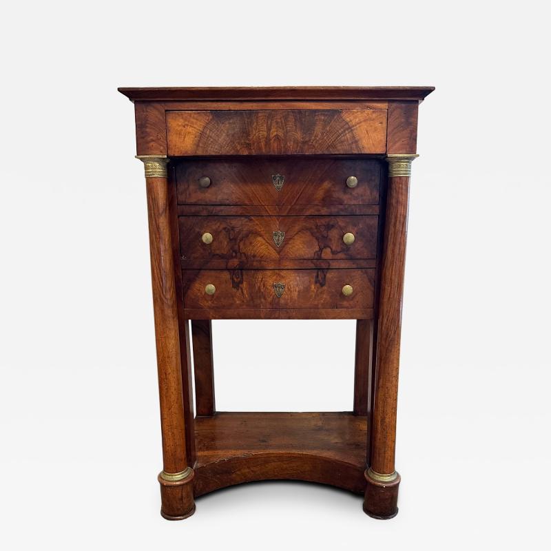 French Empire Bedside Table Early 19th Century
