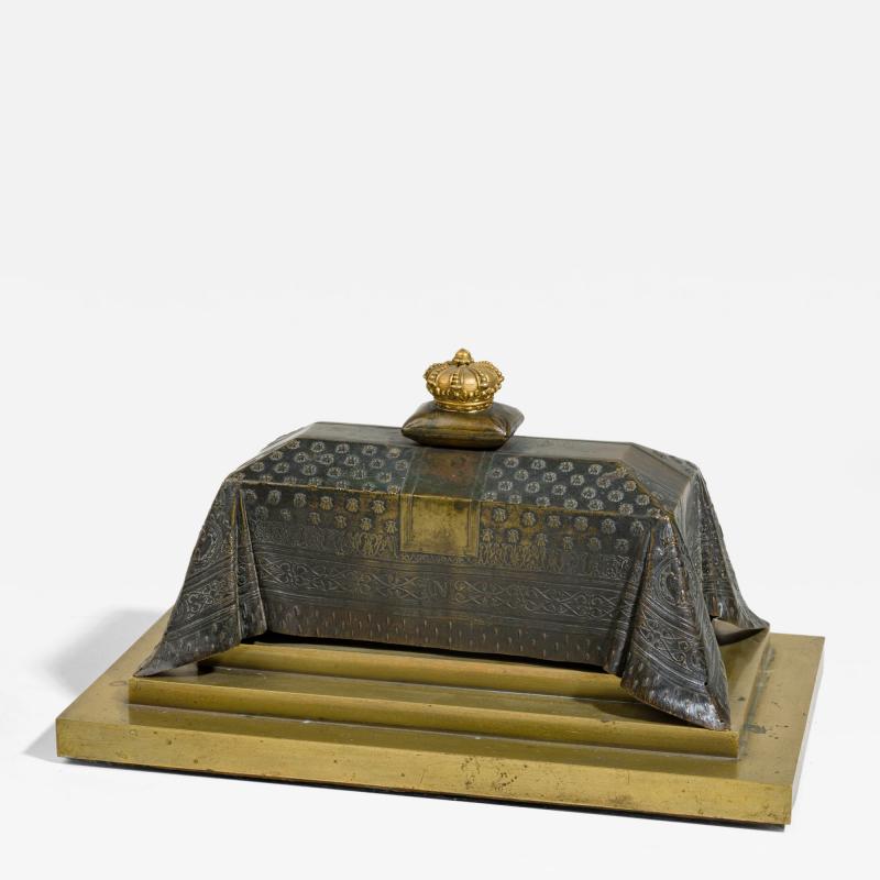 French Empire Bronze Inkwell