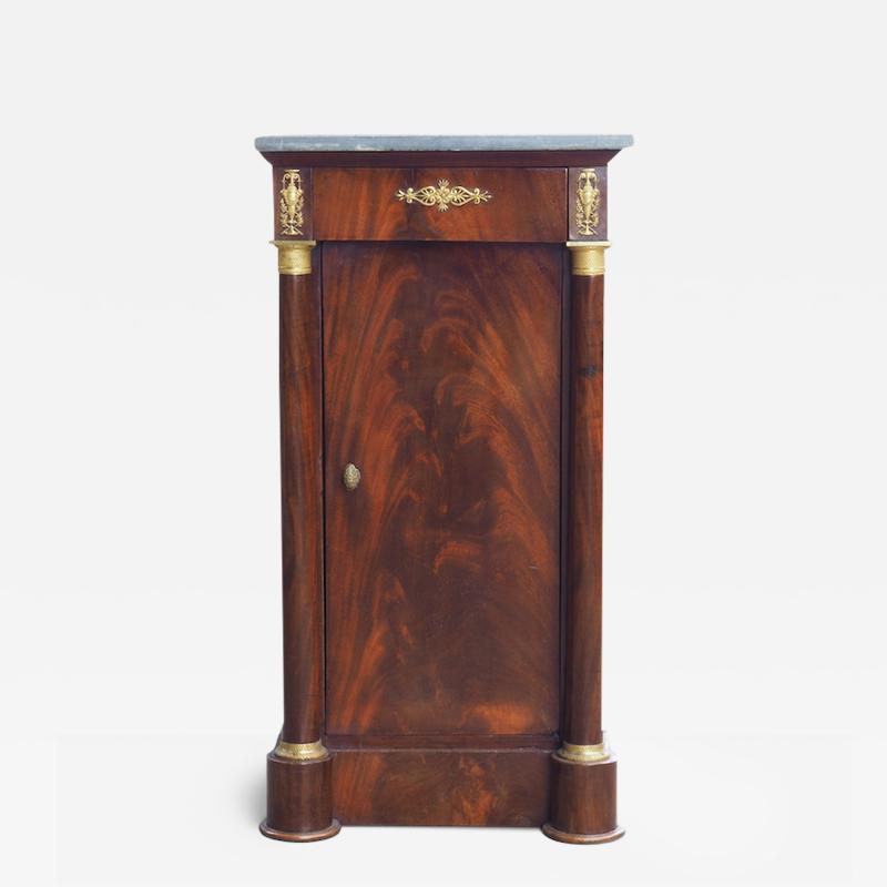 French Empire Cuban Mahogany Somno Side Table circa 1805