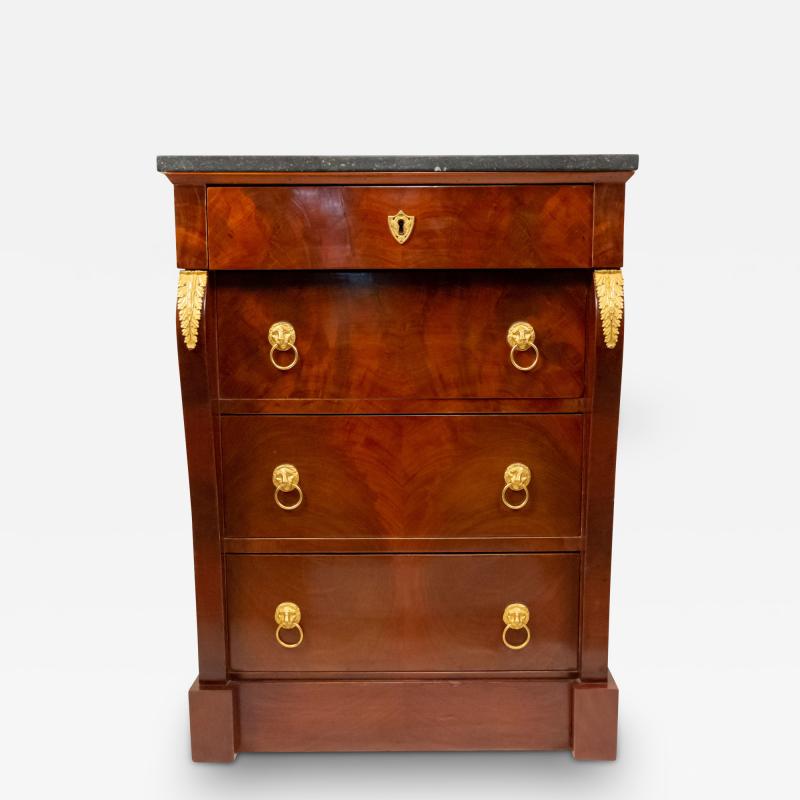 French Empire Mahogany Small Chest 1