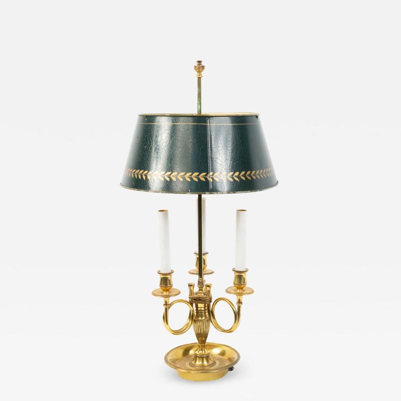 French Empire Style Brass Table Lamp