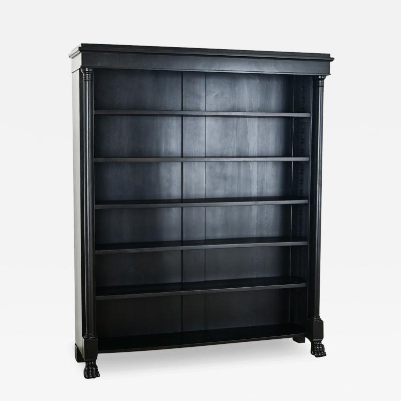 French Empire Style Ebonized Bookcase