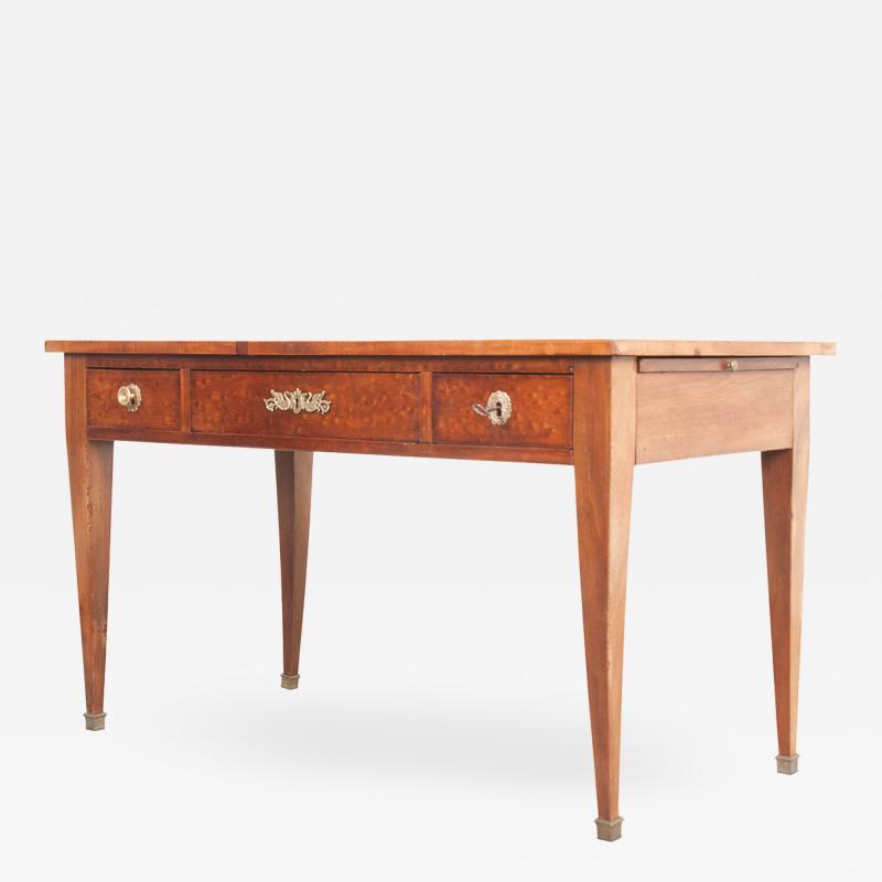 French Empire Walnut Writing Table