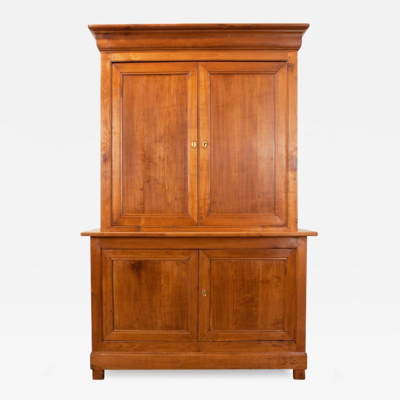 French Fruitwood Buffet Deux Corps