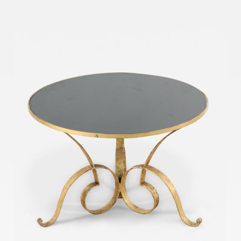 French Gilded Gilt Iron Coffee Table