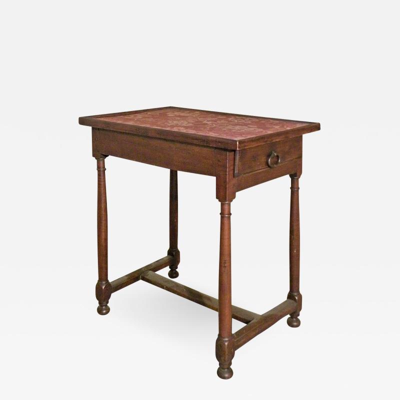 French Henry II period small walnut table late 16th Century