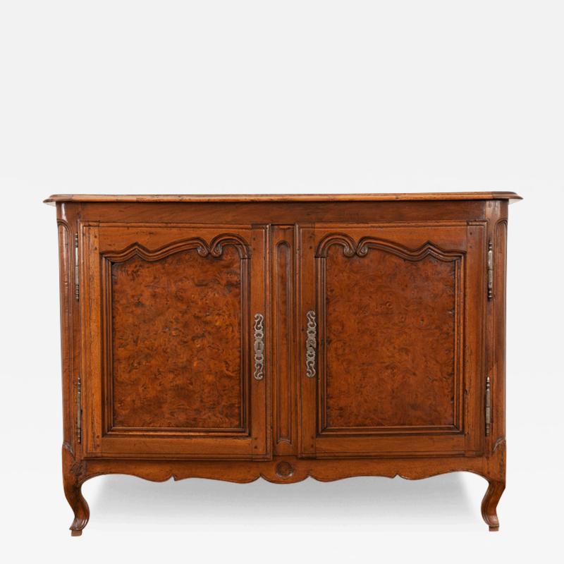 French Late 18th Century Burl Walnut Buffet
